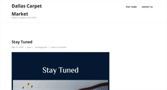 Desktop Screenshot of dallascarpetmarket.com